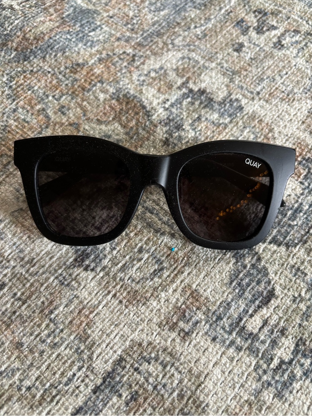 Quay after hours black matte Square Sunglasses - Bold Everyday Style
